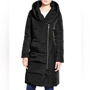 NWT Cole Haan Signature Asymmetrical Collar Convertible Coat 40in size XL